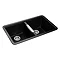 Rangemaster Paragon Undermount Ash Black 2.0 Bowl Igneous Granite Kitchen Sink Large Image