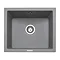 Rangemaster Paragon Undermount Croma Grey 1.0 Bowl Igneous Granite Kitchen Sink  Profile Large Image