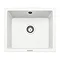 Rangemaster Paragon Undermount Crystal White 1.0 Bowl Igneous Granite Kitchen Sink  Profile Large Im
