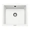 Rangemaster Paragon Undermount Crystal White 1.0 Bowl Igneous Granite Kitchen Sink Profile Large Im