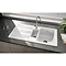 Rangemaster Portland 1.5 Bowl Ceramic Kitchen Sink  Profile Large Image