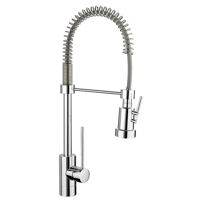 Rangemaster Pro Spray Kitchen Mixer Tap with Pull Out Rinser Large Image