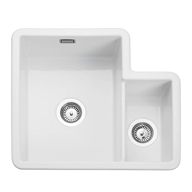 Rangemaster Rustique 1.5 Bowl Ceramic Kitchen Sink 595 x 520mm  Profile Large Image