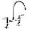 Rangemaster Traditional Belfast Bridge Kitchen Mixer Tap - Chrome Large Image