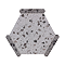 Ravenna Hexagon Grey Terrazzo Effect Tiles - 220 x 250mm