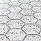 Ravenna Hexagon Grey Terrazzo Effect Tiles - 220 x 250mm