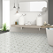 Ravenna Hexagon White Terrazzo Effect Tiles - 220 x 250mm