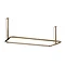 Rectangular Shower Curtain Rail - Gold - 2 Size Options Large Image