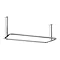 Rectangular Shower Curtain Rail - Nickel - 2 Size Options Large Image