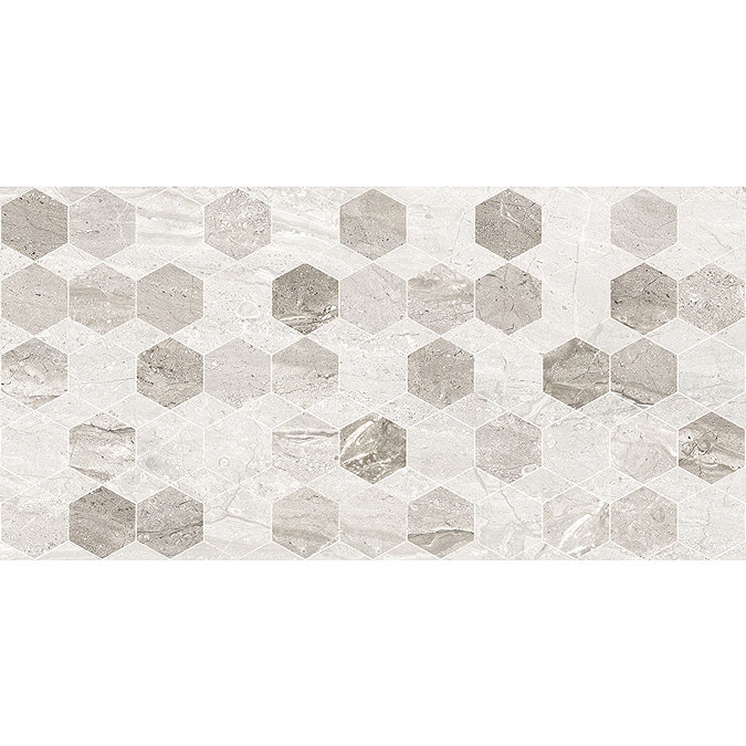 Reena Hex Decor Wall Tiles - 300 x 600mm  Profile Large Image