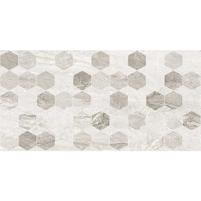 Reena Hex Decor Wall Tiles - 300 x 600mm Profile Large Image