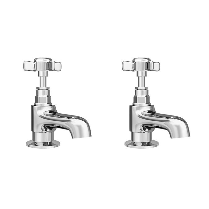 Regent Traditional Basin Taps - Chrome