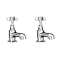 Regent Traditional Basin Taps - Chrome