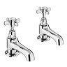 Regent Traditional Basin Taps - Chrome