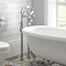 Regent Traditional Freestanding Bath Shower Mixer - Chrome  Feature Large Image