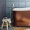 Regent Traditional Freestanding Bath Shower Mixer - Chrome  Standard Large Image