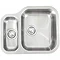 Reginox Alaska 1.5 Bowl Stainless Steel Undermount Kitchen Sink - Right Hand Large Image