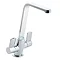 Reginox Alpina Dual Lever Kitchen Mixer Tap - Chrome Large Image