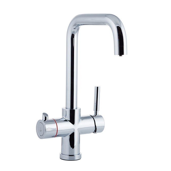 Reginox Amanzi 3-in-1 Instant Boiling Hot Water Tap - Chrome Profile Large Image