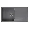 Reginox Amsterdam 10 1.0 Bowl Granite Kitchen Sink - Grey Silvery Large Image