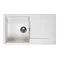 Reginox Amsterdam 10 1.0 Bowl Granite Kitchen Sink - Pure White Large Image