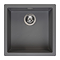 Reginox Amsterdam 40 1.0 Bowl Granite Kitchen Sink - Grey Silvery
