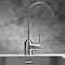 Reginox Amur Single Lever Kitchen Mixer Tap - Brushed Nickel  Profile Large Image