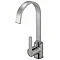 Reginox Amur Single Lever Kitchen Mixer Tap - Brushed Nickel Large Image