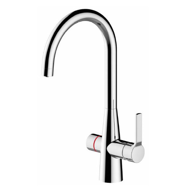 Reginox Aquadzi 4-in-1 Instant Boiling Hot Water Tap - Chrome  Standard Large Image