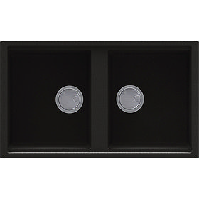 Reginox Best 450 2.0 Bowl Granite Kitchen Sink - Black Large Image