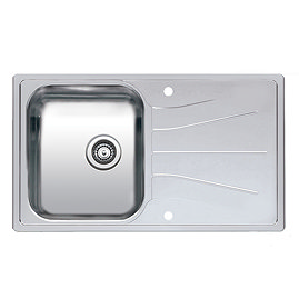 Reginox Diplomat 10 Eco 1.0 Bowl Stainless Steel Inset Kitchen Sink Large Image