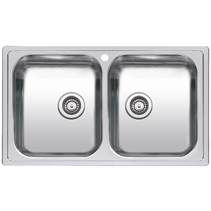 Reginox Diplomat 20 2.0 Bowl Stainless Steel Inset Kitchen Sink Large Image