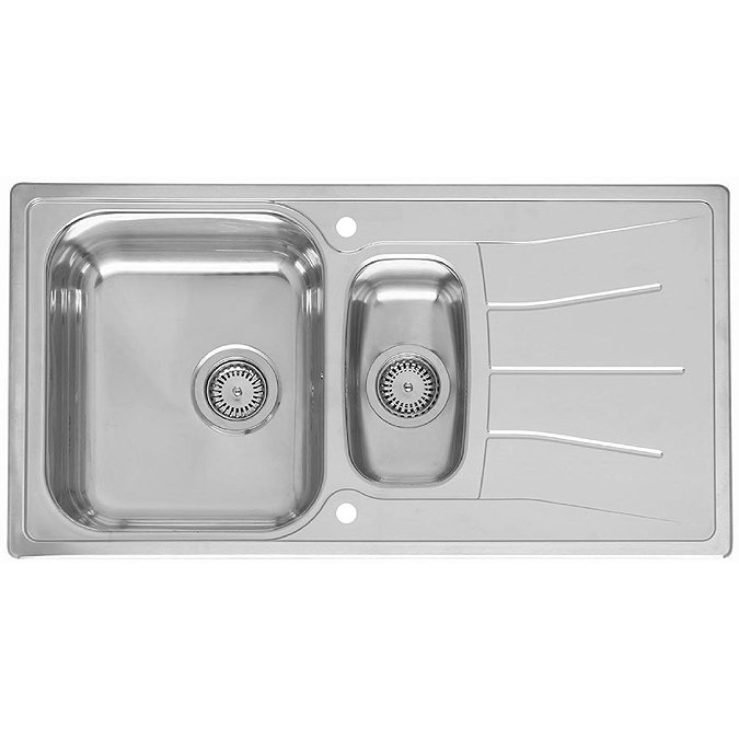Reginox Diplomat Eco 1.5 Bowl Stainless Steel Inset Kitchen Sink Large Image