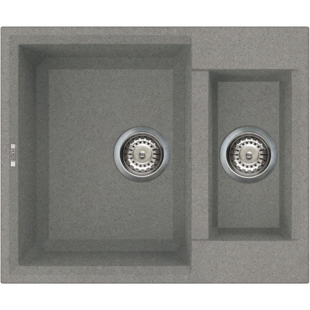 Reginox Easy 150 1.5 Bowl Granite Kitchen Sink - Titanium Large Image