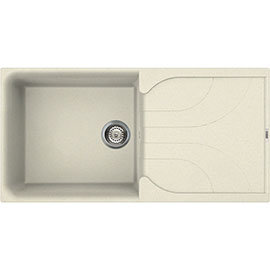Reginox Ego 480 1.0 Bowl Granite Kitchen Sink - Cream Medium Image