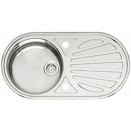 Reginox Galicia 1.0 Bowl Stainless Steel Inset Kitchen Sink Large Image