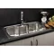 Reginox Jumbo 1.0 Bowl Stainless Steel Inset Kitchen Sink Profile Large Image