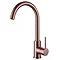 Reginox Kalix Single Lever Kitchen Mixer Tap - Brushed Copper Large Image