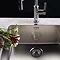 Reginox Kansas 50x40 1.0 Bowl Stainless Steel Kitchen Sink Profile Large Image