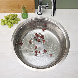 Reginox L18390OKG 1.0 Bowl Stainless Steel Inset/Undermount Kitchen Sink Medium Image