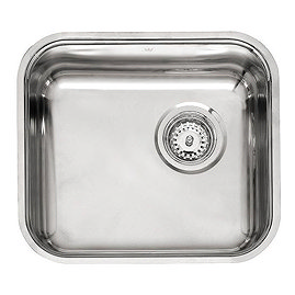 Reginox L184035KGHNOF 1.0 Bowl Stainless Steel Kitchen Sink (No Overflow) Large Image
