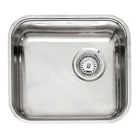 Reginox L184035KGHNOF 1.0 Bowl Stainless Steel Kitchen Sink (No Overflow) Large Image