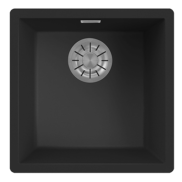Reginox Multa 102 1.0 Bowl Granite Kitchen Sink - Black  Profile Large Image