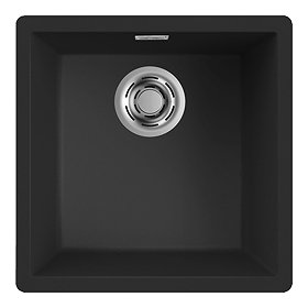 Reginox Multa 102 1.0 Bowl Granite Kitchen Sink - Black Large Image