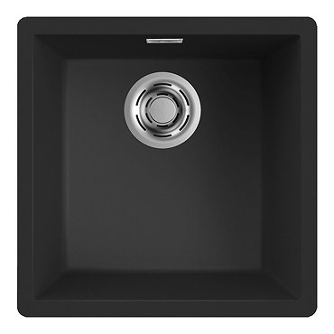 Reginox Multa 102 1.0 Bowl Granite Kitchen Sink - Black  Profile Large Image