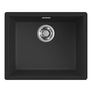 Reginox Multa 105 1.0 Bowl Granite Kitchen Sink - Black  Profile Large Image