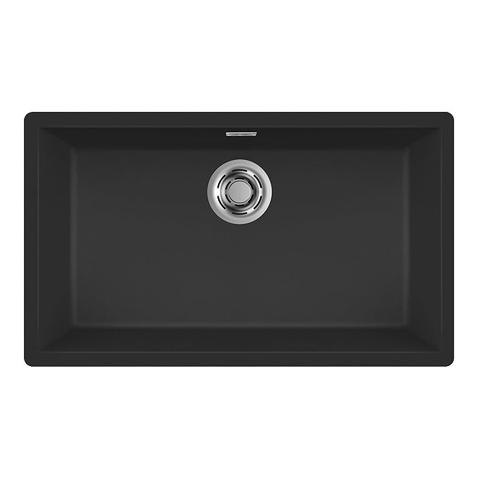 Reginox Multa 130 1.0 Bowl Granite Kitchen Sink - Black Large Image