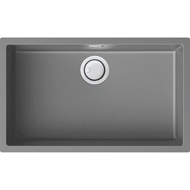 Reginox Multa 130 1.0 Bowl Granite Kitchen Sink - Light Grey  Profile Large Image