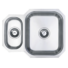 Reginox Dakota 1.5 Bowl Stainless Steel Undermount Kitchen Sink Large Image