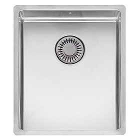 Reginox New York 34x40 1.0 Bowl Stainless Steel Integrated Kitchen Sink Large Image